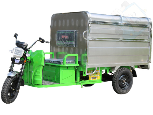 电动不锈钢垃圾车（LHB-M1800）