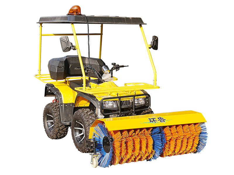 鲁环 LHSX-1300 驾驶式扫雪车使用步骤说明 