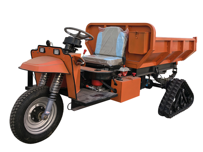 履带式三轮自卸运输车